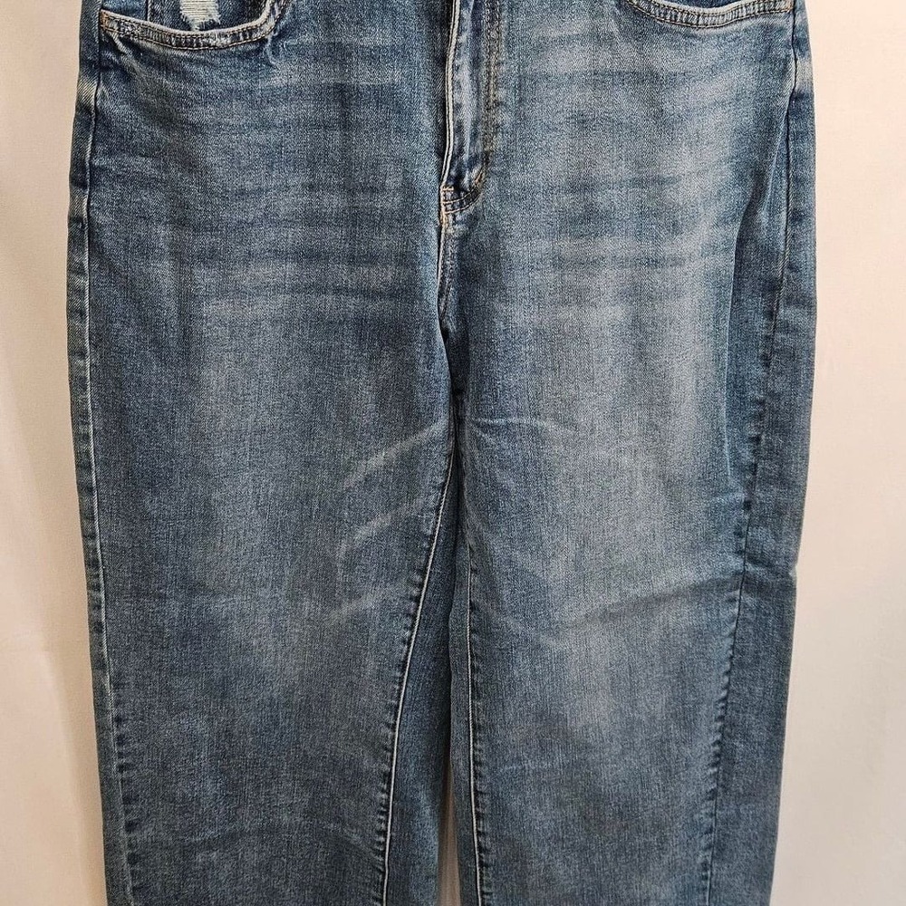 Lovervet by Vervet High Rise Saddy Wide Leg Denim Jeans